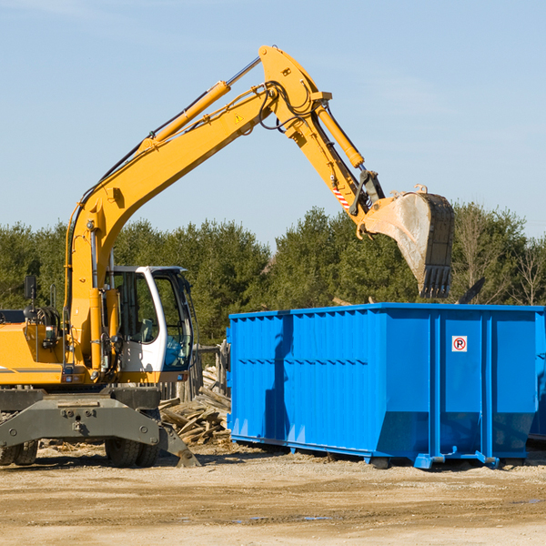 can i rent a residential dumpster for a construction project in Rathbun